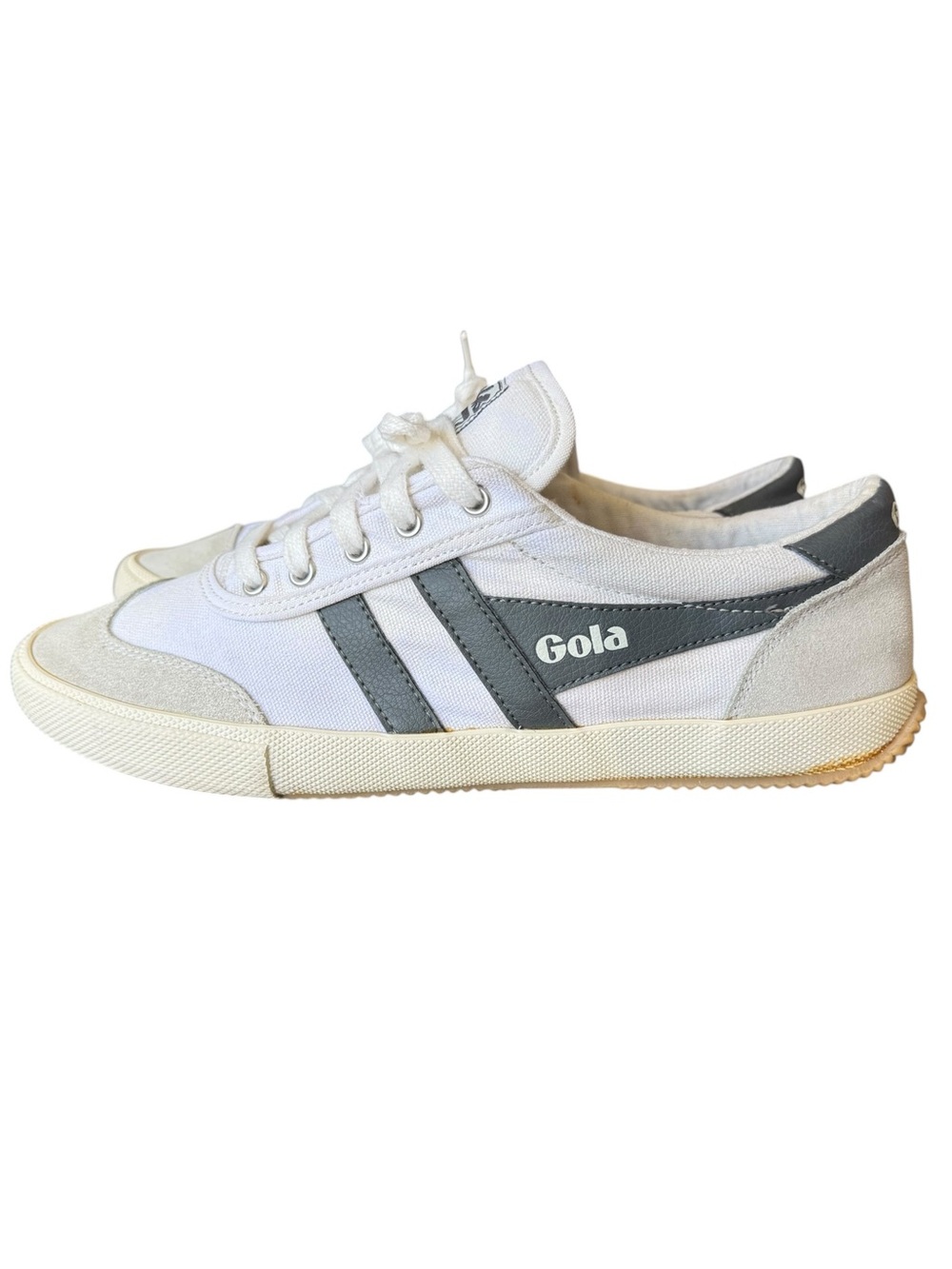 Gola Badminton Retro Plimsoll Sneakers, Men’s 10